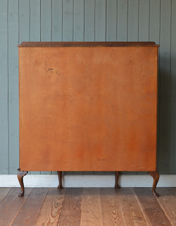 j-1103-f アンティークガラスショーケースの後ろ