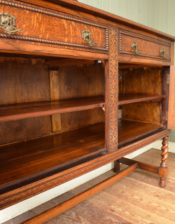 j-1109-f アンティークサイドボードの棚板