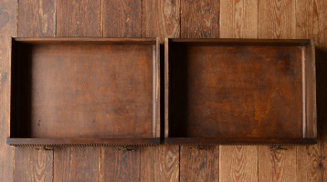 j-1109-f アンティークサイドボードの引き出し