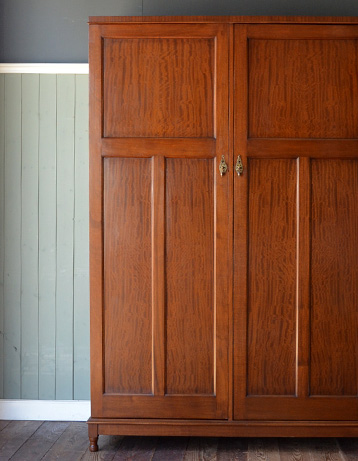 イギリスアンティークのマホガニー製ワードローブ wr-2 1890年代イギリス製アンティーク ビクトリアン マホガニー ミラー