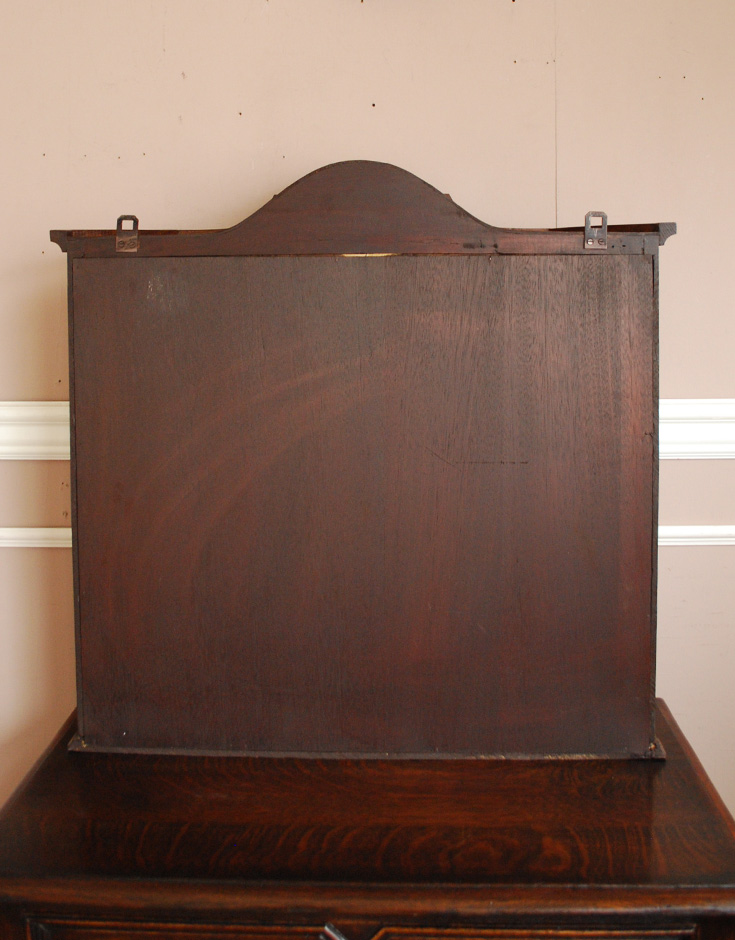 j-1157-f アンティークウォールキャビネットの後ろ