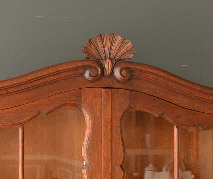 j-1173-f アンティークブックビューローの装飾