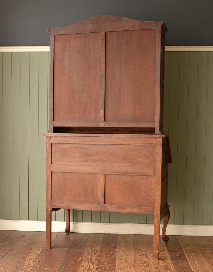 j-1173-f アンティークブックビューローの後ろ