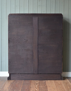 j-1181-f アンティークブックケースの後ろ