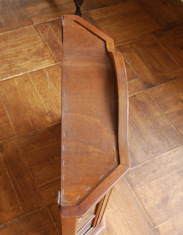 j-1183-f アンティークウォールキャビネットの天板