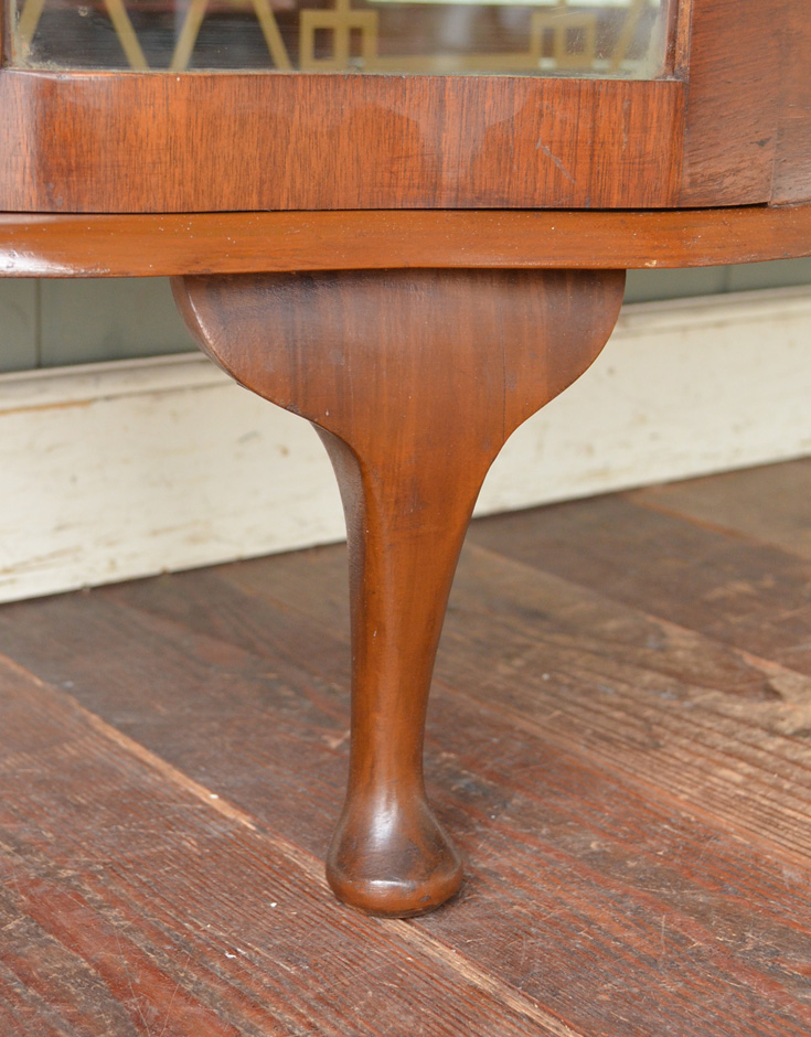 j-1191-f アンティークガラスキャビネットの脚