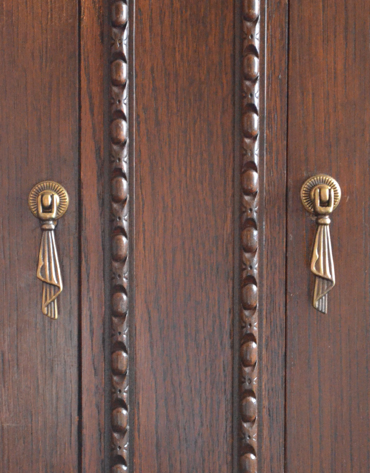 j-1202-f アンティークブックケースの取っ手