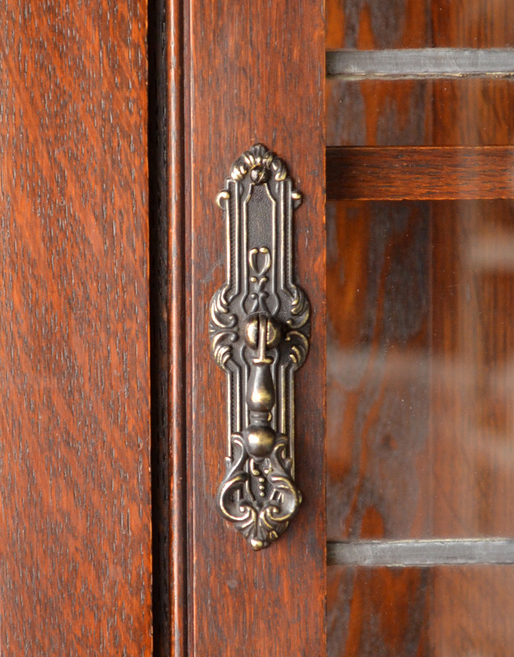 j-1248-f アンティークブックビューローの扉の取っ手
