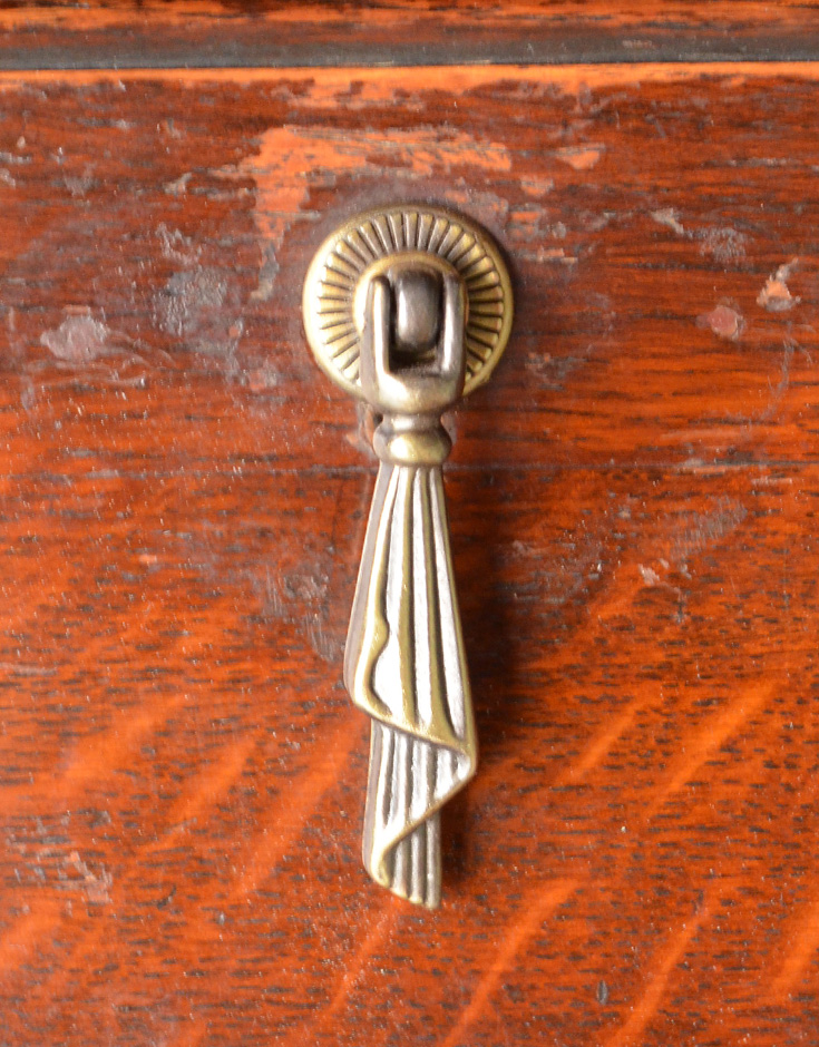 j-1248-f アンティークブックビューローのビューローの取っ手