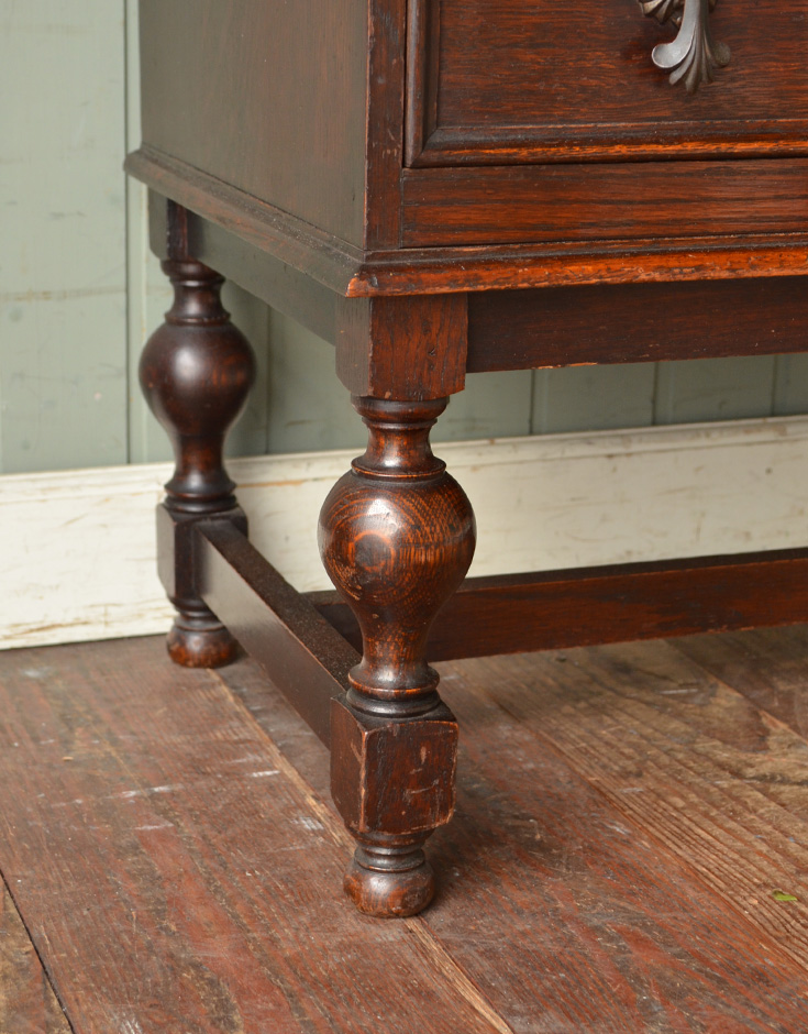 j-1248-f アンティークブックビューローの脚