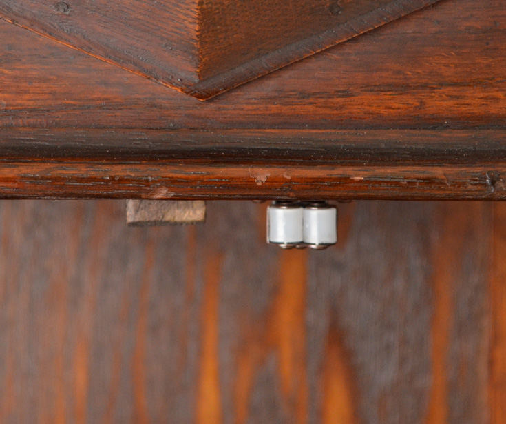 j-1248-f アンティークブックビューローのローラーキャッチャー