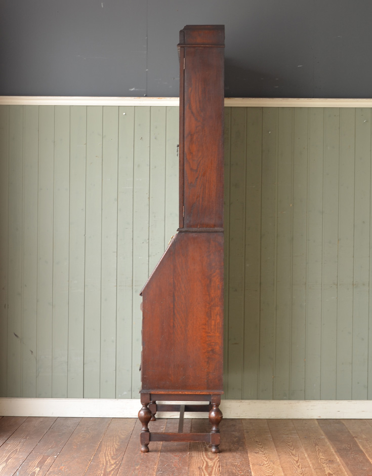 j-1248-f アンティークブックビューローの横