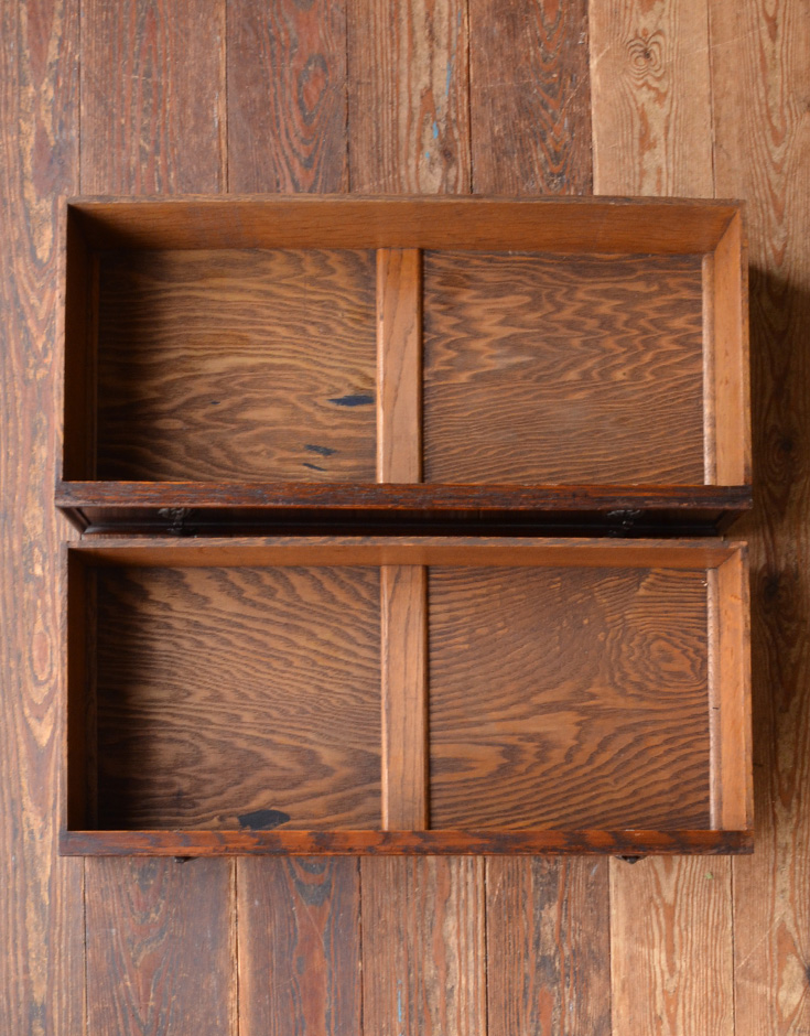 j-1248-f アンティークブックビューローの引き出し