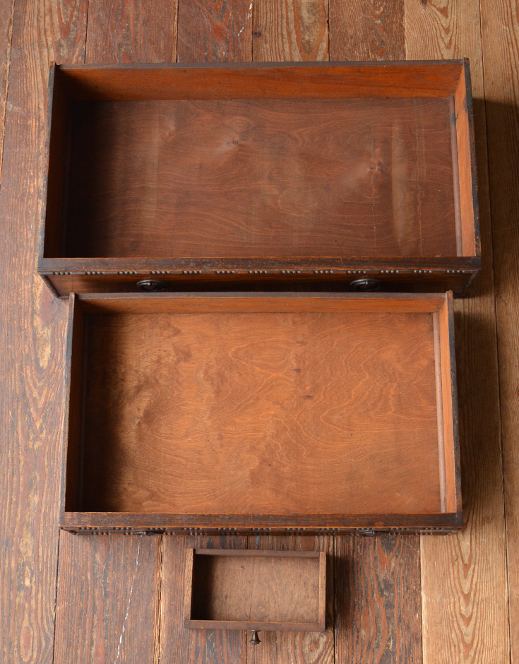 j-1279-f アンティークビューローの引き出し