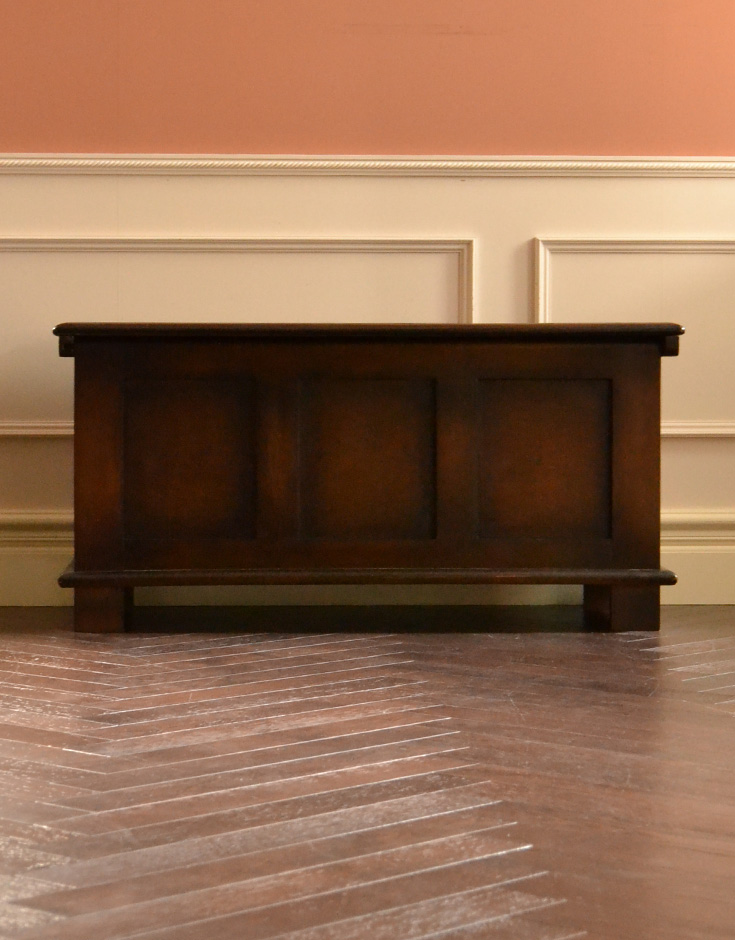 j-1294-f アンティークコファー（ベンチ）の後ろ