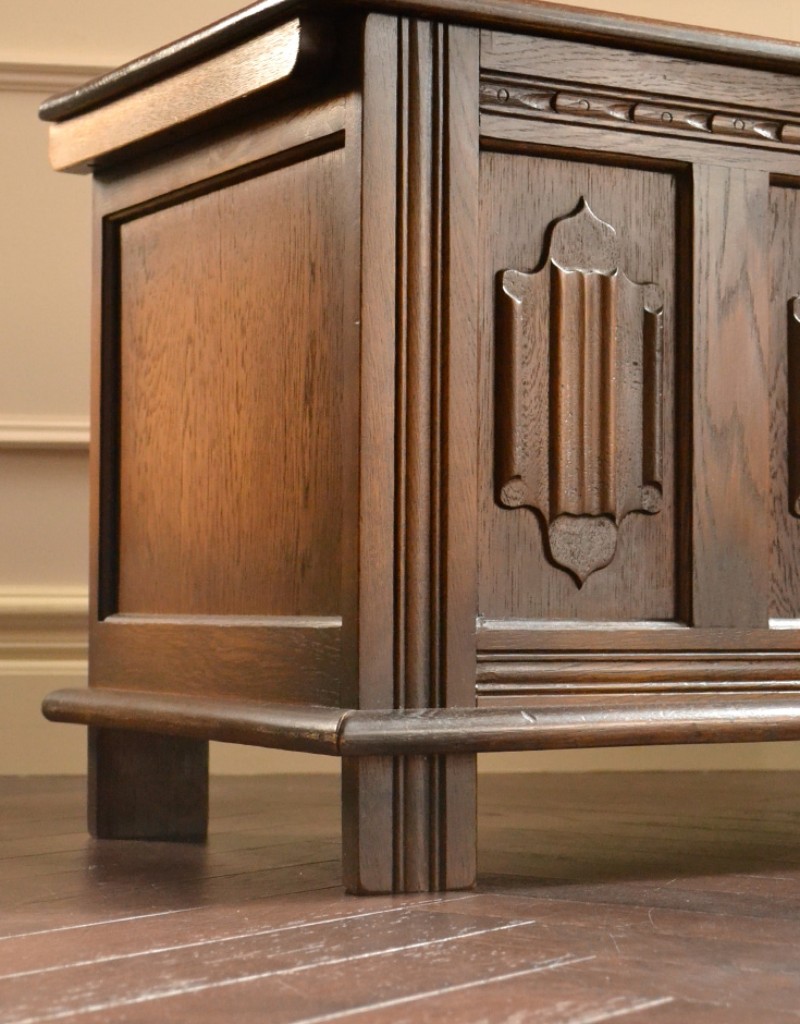 j-1294-f アンティークコファー（ベンチ）の脚