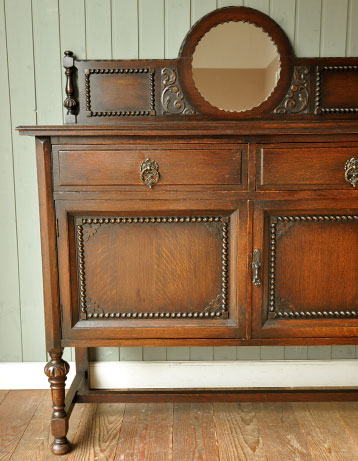 アンティークミラーサイドボード