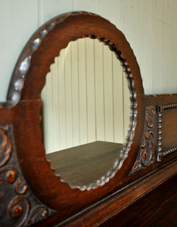 アンティークミラーサイドボード