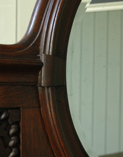 アンティークミラーサイドボード