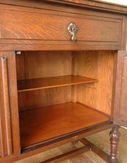 アンティークミラーサイドボード