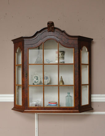 j-696-fアンティーク ウォール キャビネット