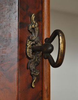 j-696-fアンティーク ウォール キャビネット