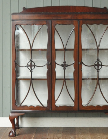 j-721-f アンティークガラスキャビネット