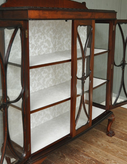 j-721-f アンティークガラスキャビネット