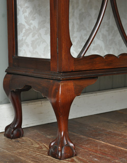 j-721-f アンティークガラスキャビネット