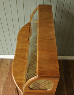 j-728-f アンティークガラスキャビネット