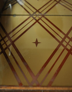 j-728-f アンティークガラスキャビネット