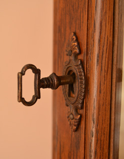 j-765-fアンティーク ウォール キャビネット