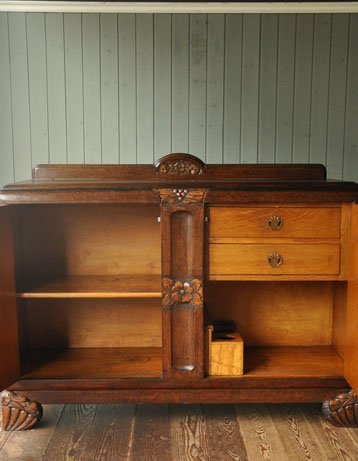 1920年代のアンティーク サイドボード(j-767-f)｜アンティーク家具