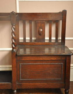 j-776-f アンティーク コファー（ベンチ）