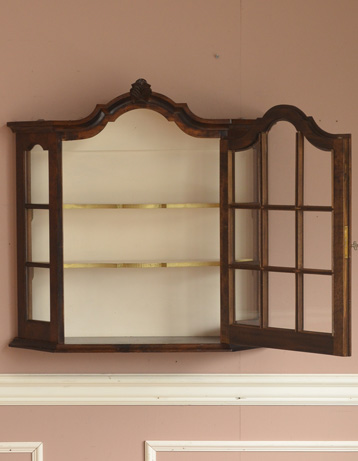 j-789-f アンティークウォールキャビネットの開口