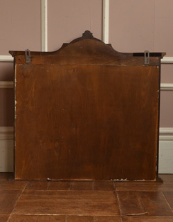 j-789-f アンティークウォールキャビネットの後ろから