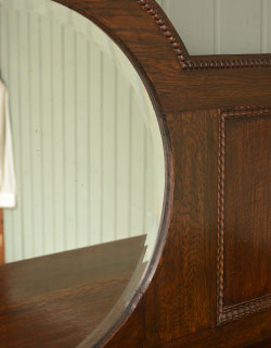 j-851-f アンティークミラーバックサイドボードのミラー