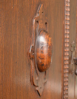 j-851-f アンティークミラーバックサイドボードの装飾