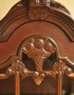 j-901-f アンティークウォールキャビネットの装飾