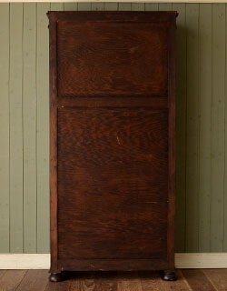 j-946-f アンティークブックケースの後ろ