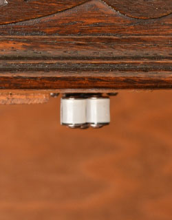 j-946-f アンティークブックケースのローラーキャッチャー