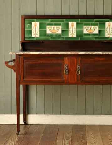 j-950-f アンティークウォッシュスタンドのアップ