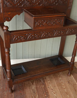 j-954-f アンティークホールスタンドのステッキスタンド