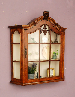 j-967-f アンティークウォールキャビネットの装飾