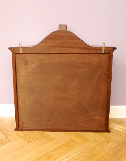 j-967-f アンティークウォールキャビネットの後ろ