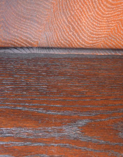 j-970-f アンティークブックケースのキズ