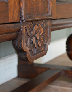 j-970-f アンティークブックケースの装飾