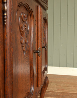 j-971-f アンティークサイドキャビネットの装飾