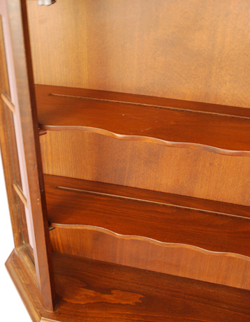 j-984-f アンティークウォールキャビネットの扉内