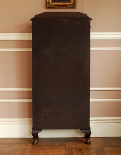 j-987-f アンティークブックケースの後ろ